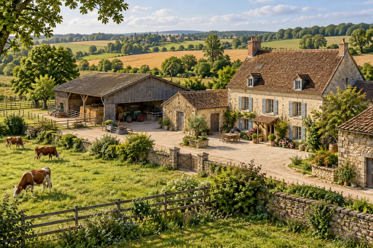 Corps de ferme et dépendances